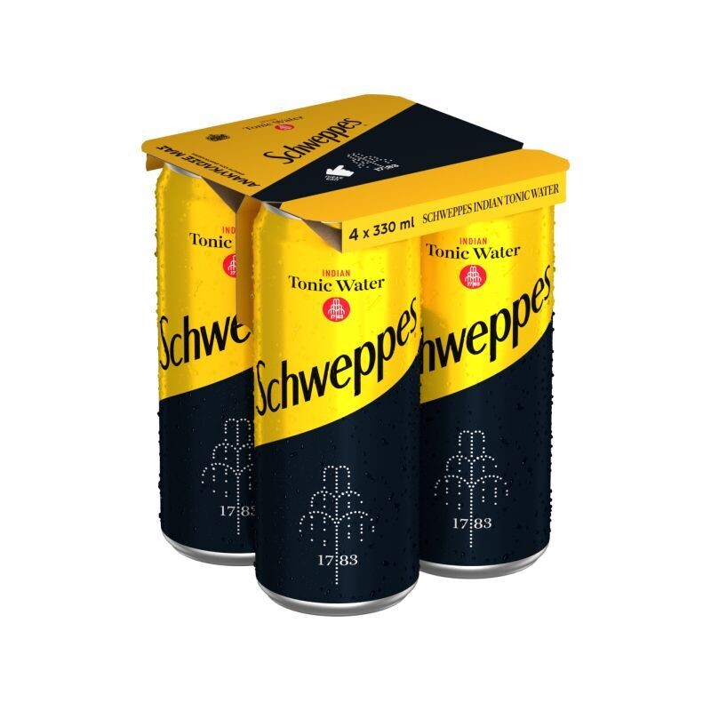 SCHWEPPES 4x330ml INDIAN TONIC WATER