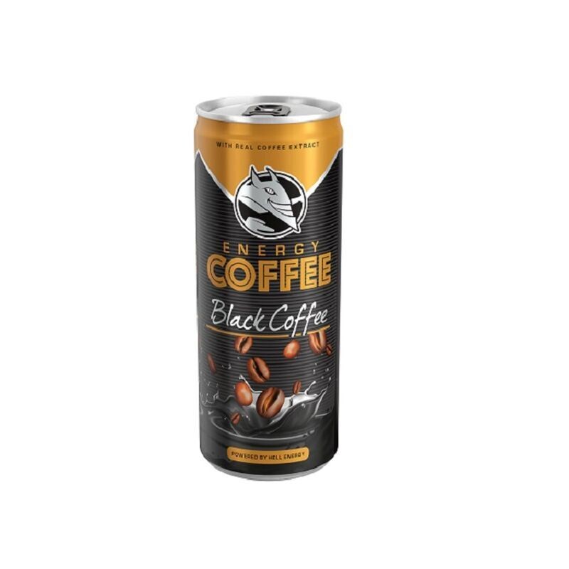 HELL 250ml ENERFY COFFEE ARABICA BLACK