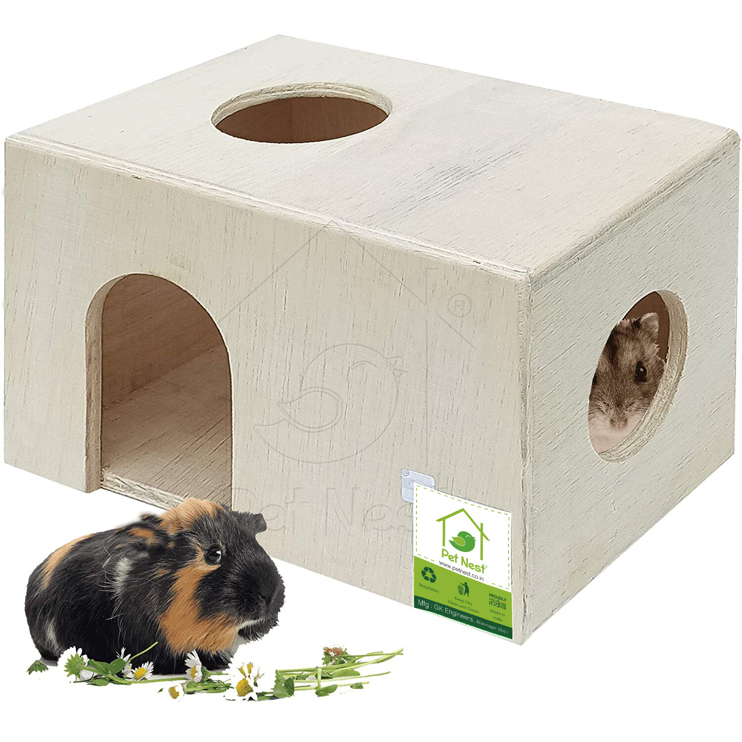 hamster hide house