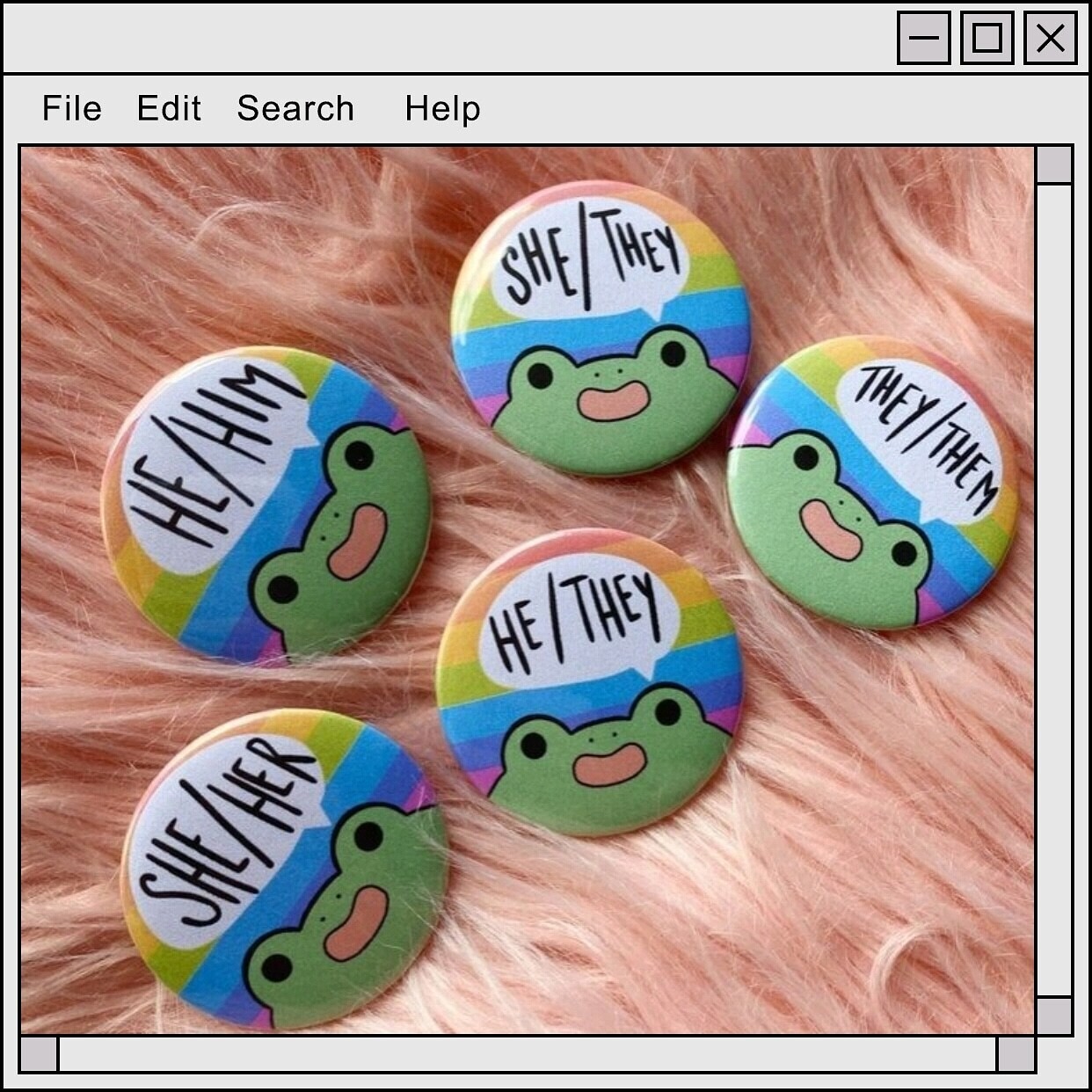 pronouns clay pins