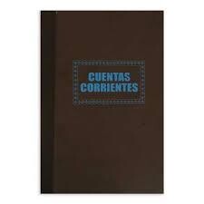 Libro Cuentas Corrientes 100H Empastado