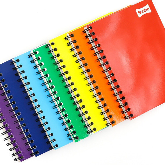 Cuaderno Espiral 100H Scribe Color