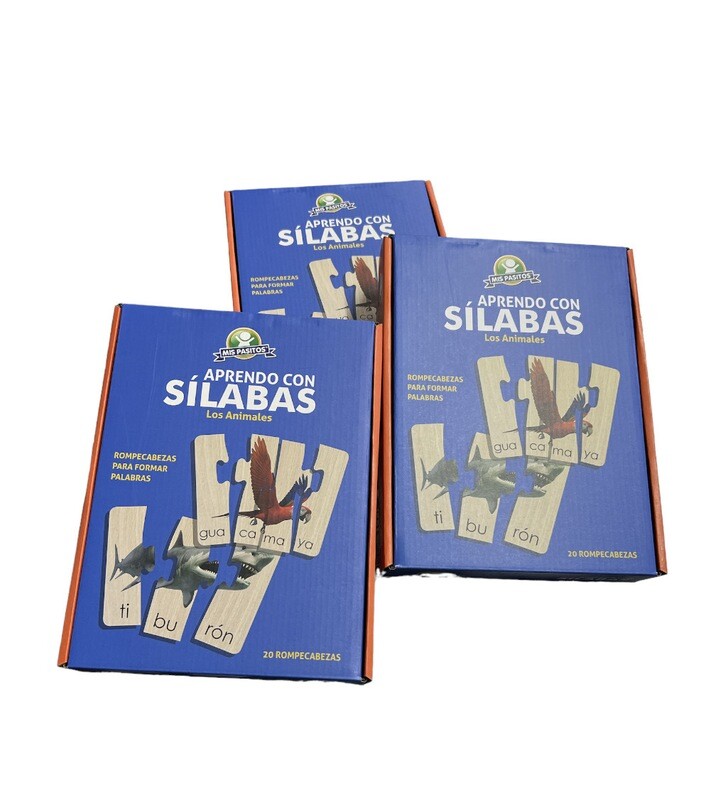 Rompecabezas Aprendo Silabas con Libro Actividades