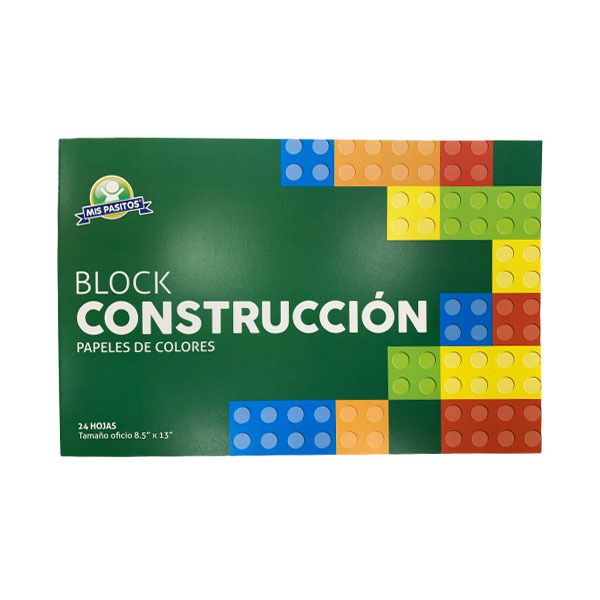 Block Cartulina Construccion Oficio Pasitos