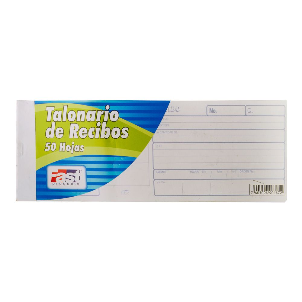 Block Recibos Fast De 100H
