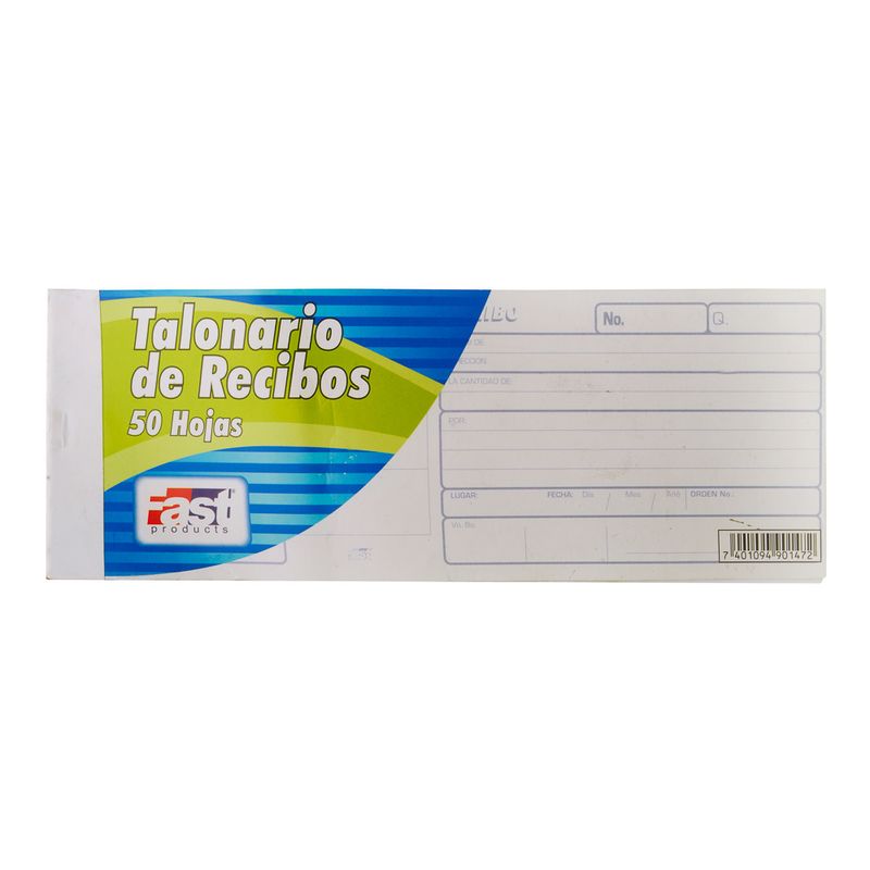 Block Recibos Fast De 100H