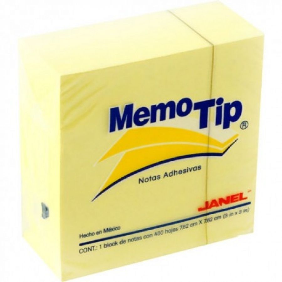 BLOCK MEMO TIP 3X3X400HOJAS