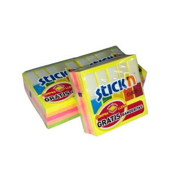 Block Notas Stickn 3*3*400h Neon Cubo