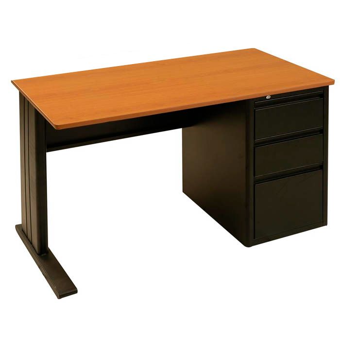Escritorio Euro Con Pedestal De 1.20 X 0.60M