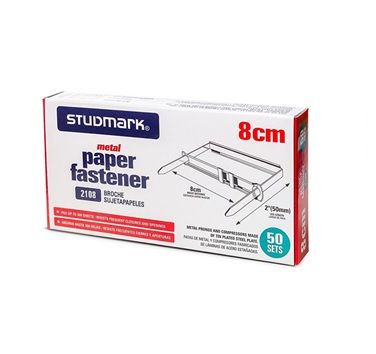 Fastener Studmark Plateado De 8Cms 50 unidades