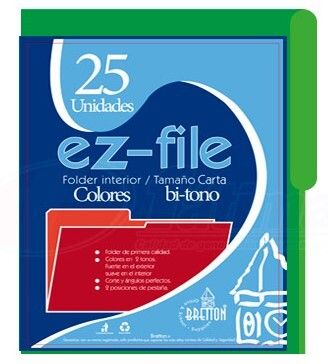 Folder Interior Carta Duocolor