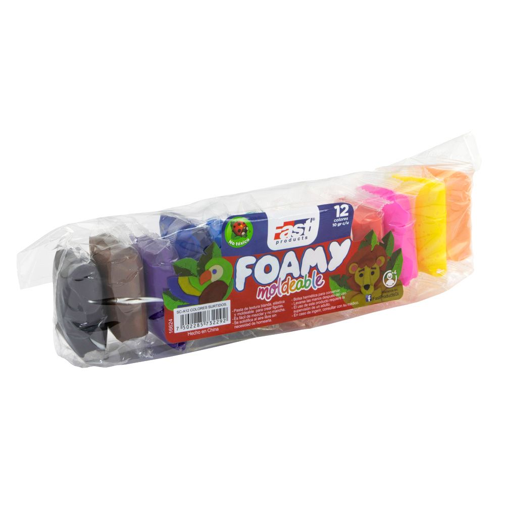 Fomy Moldeable 12 colores
