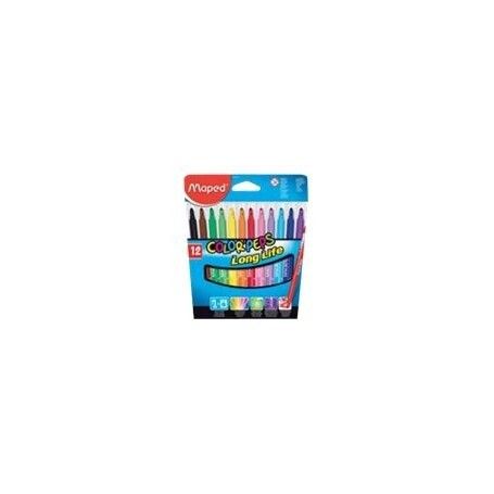 Marcadores Maped 12 Colores Delgados