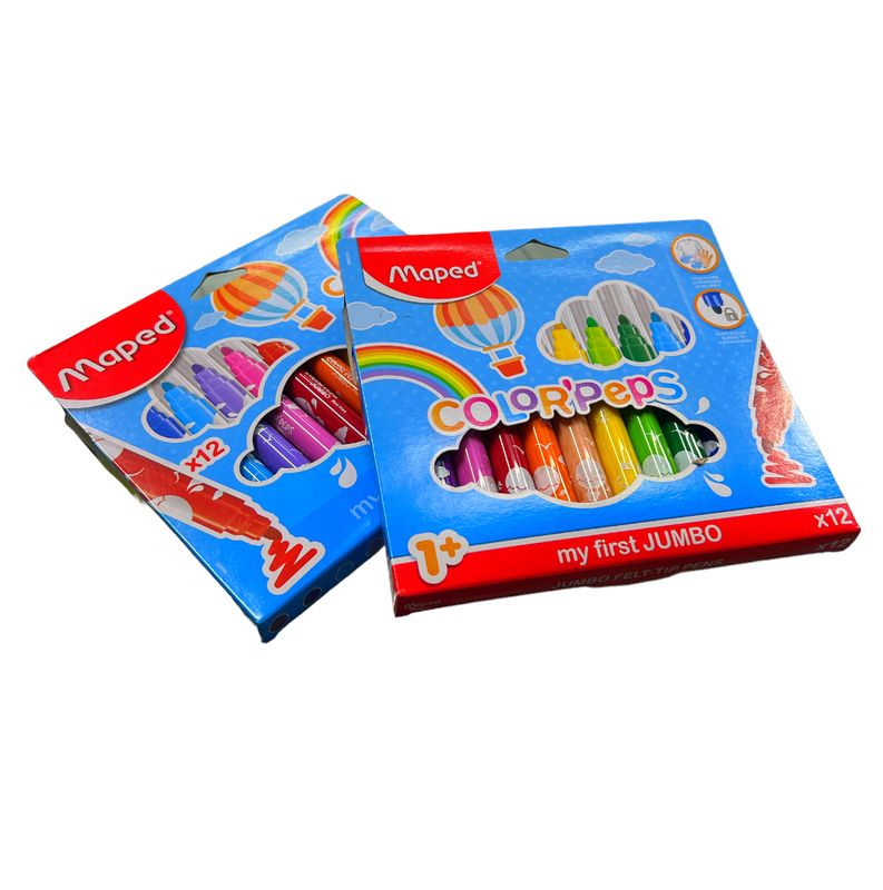 Marcadores Maped Maxi 12 Colores