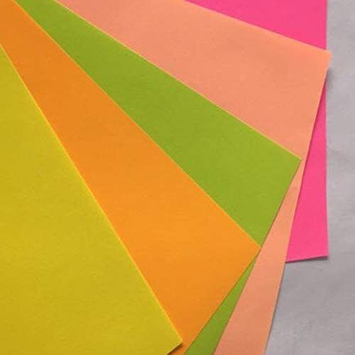 Papel Por Color Neon Carta Ciento