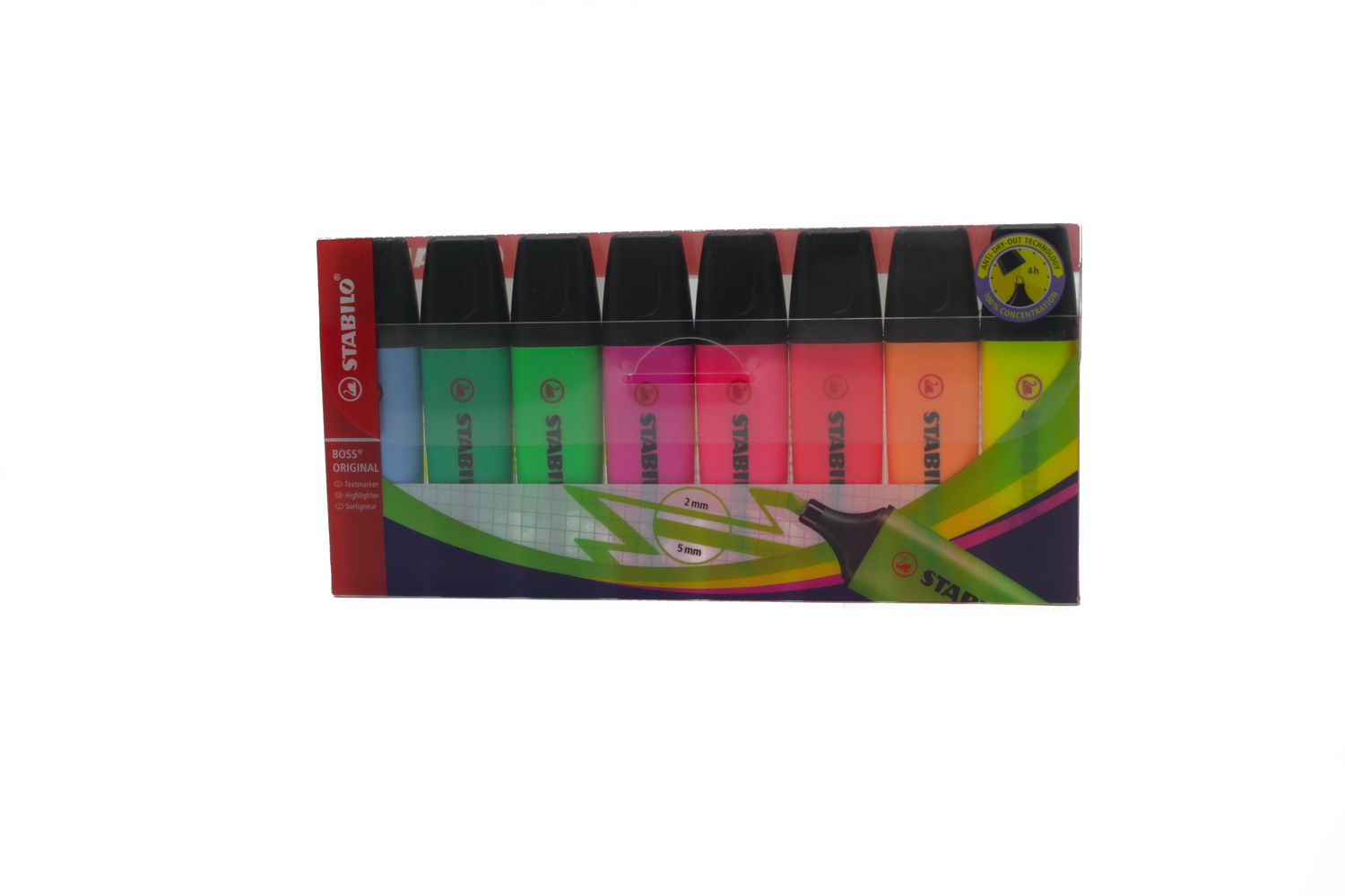 Resaltadores Stabilo Boss De 15 Colores