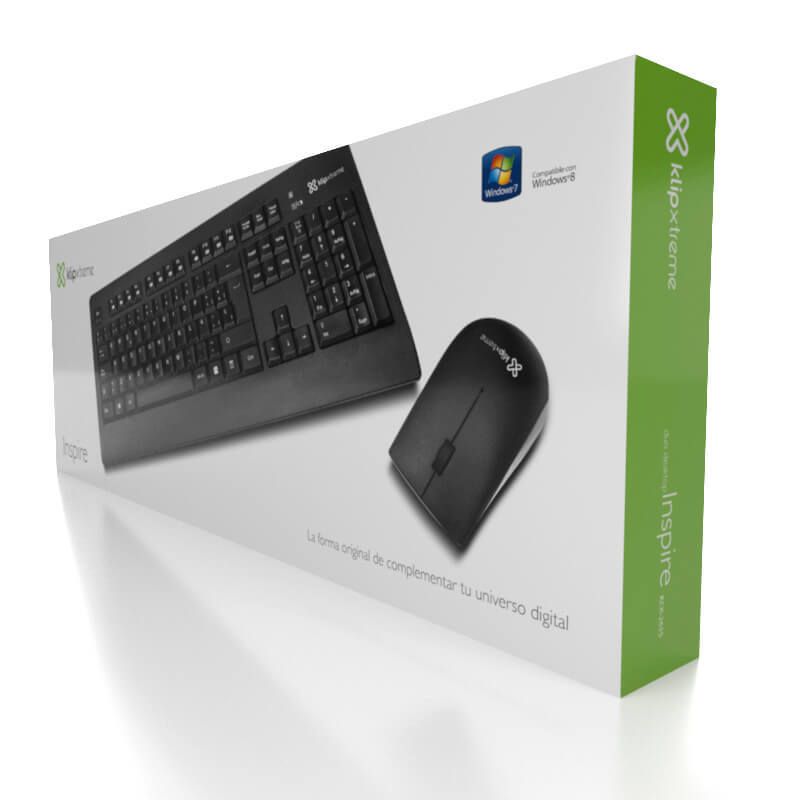 Teclado Inalambrico Con Mouse Kilp Xtreme Kck-265S