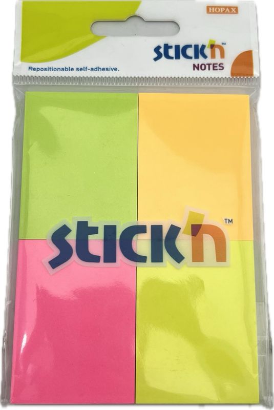 Block Notas Stickn 1.5*2*50 Neon 4 Colores 200hojas