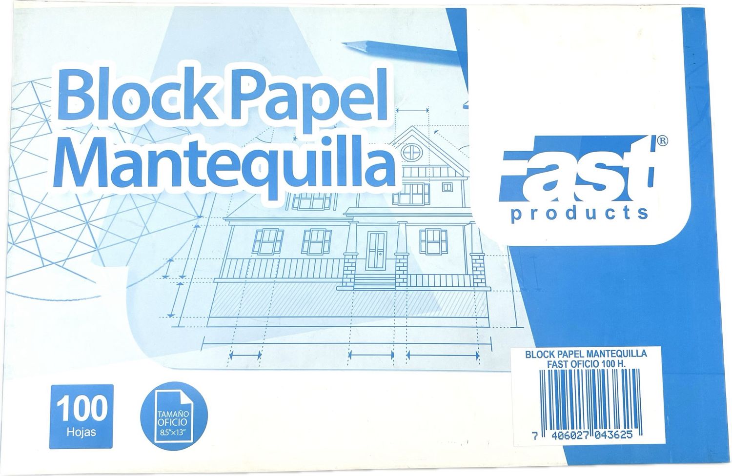 Block Mantequilla Fast Oficio 100Hojas