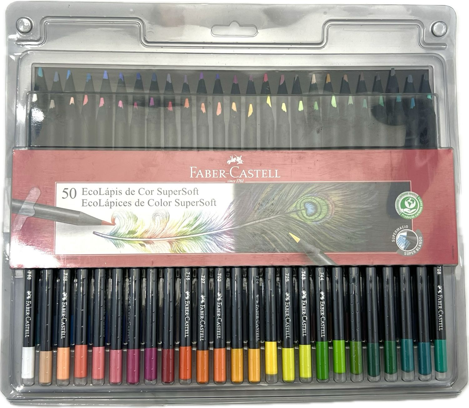 Crayones De Madera 50 Colores Faber Castell Supersoft