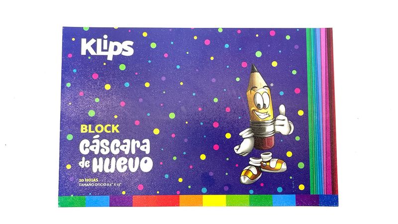 Block Cascara De Huevo Oficio Klips 20 hojas