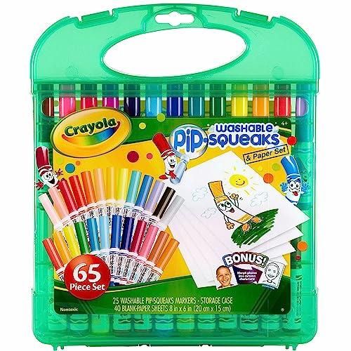 Kit Crayola Verde Marcadores Pip  Mini Y Block