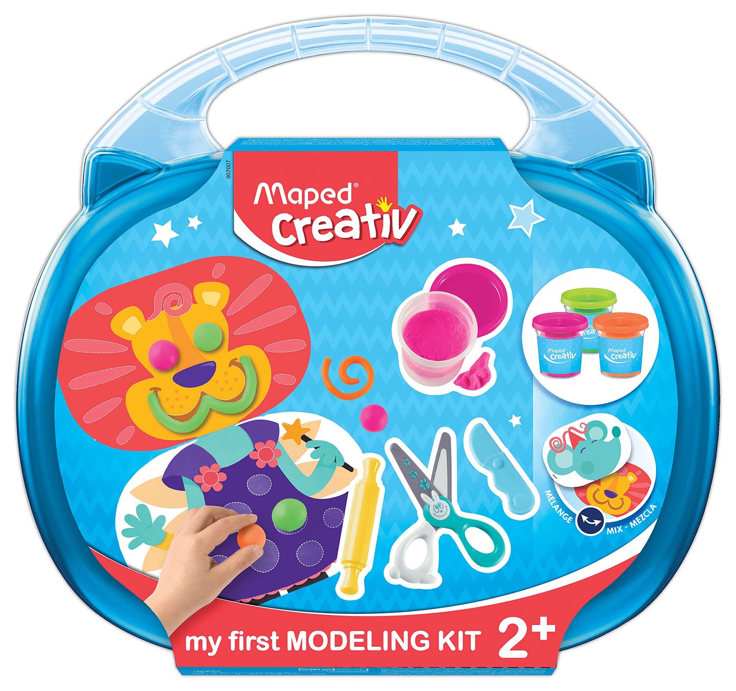 Lonchera 2+ Modeling Kit Plasticina y Mat Maped 907007