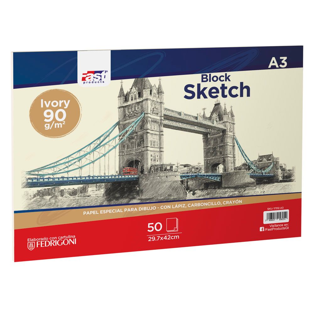 Block Sketch Fast A3