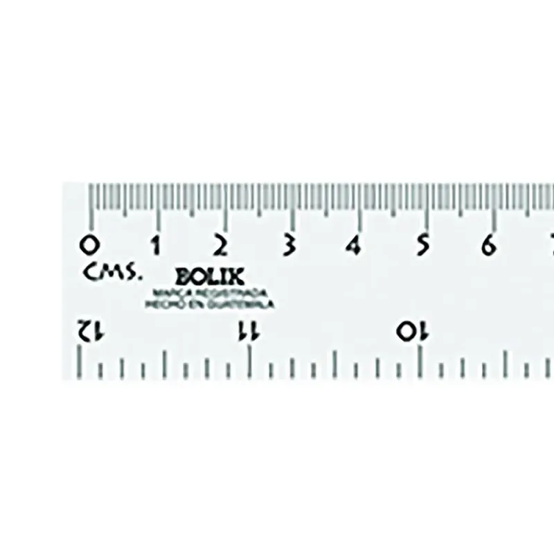 Regla Plastica Bolik De 20Cm