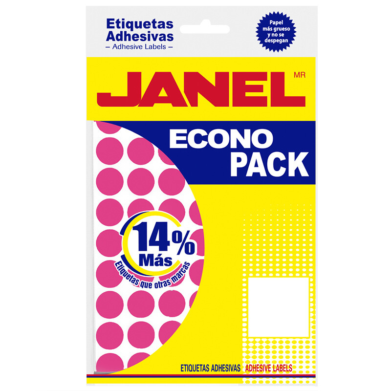 Etiquetas Adhesivas Janel Circulo 19Mm 560Unidades