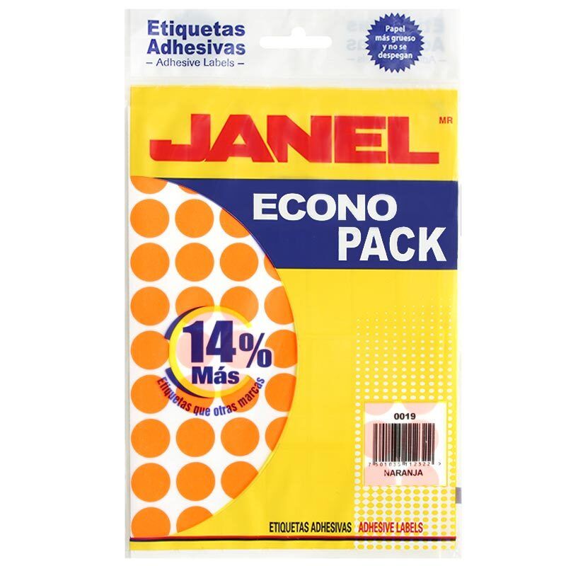 Etiquetas Adhesivas Janel Circulo 19Mm 560Unidades