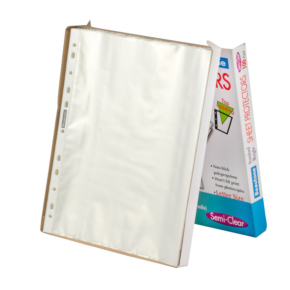 Hoja Plastica Beautone Carta Caja De 100U