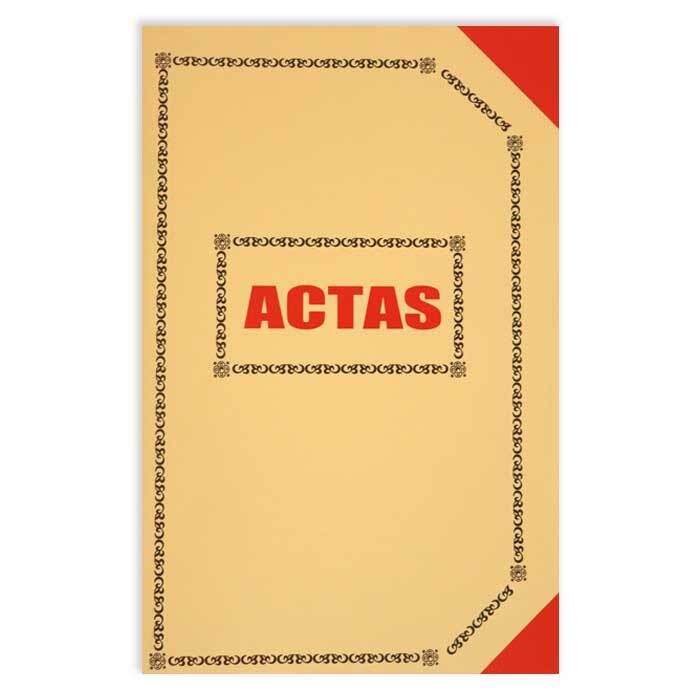 Cuaderno Punta Roja Actas 60Hojas