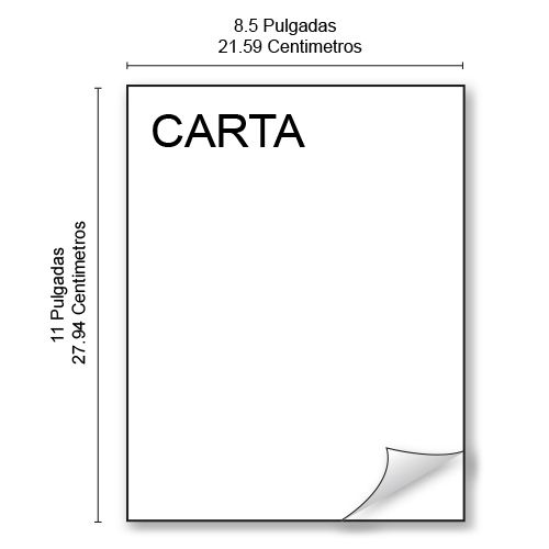 Papel 120 Gramos Carta Blanco