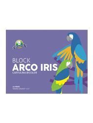 Block Cartulina Arcoiris Oficio Pasitos