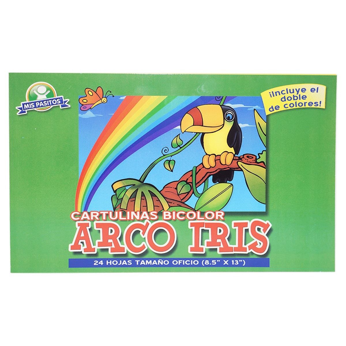 Block Cartulina Arcoiris Carta Pasitos