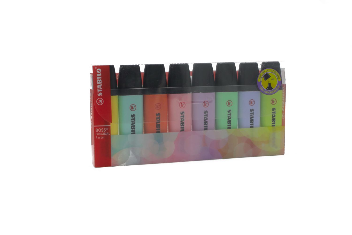Resaltadores Stabilo Boss 8 Colores Pastel