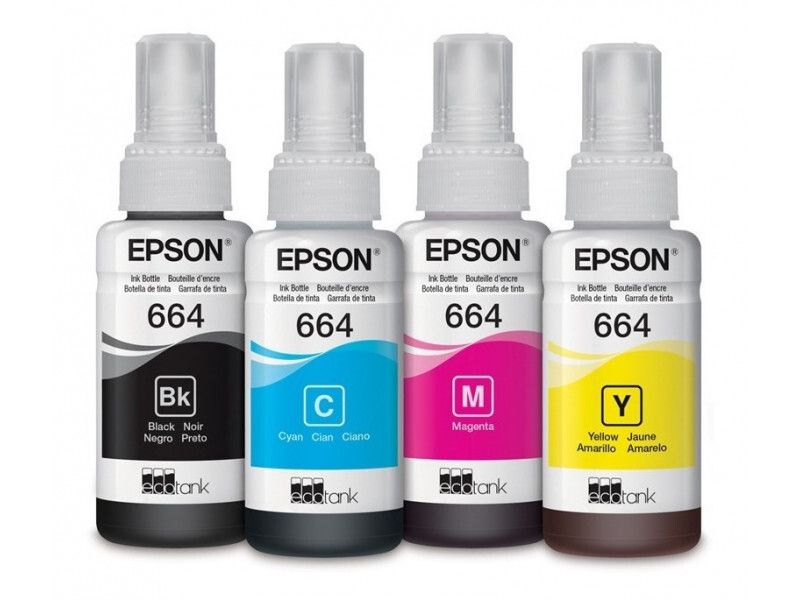 Tinta Epson T664 Cyan