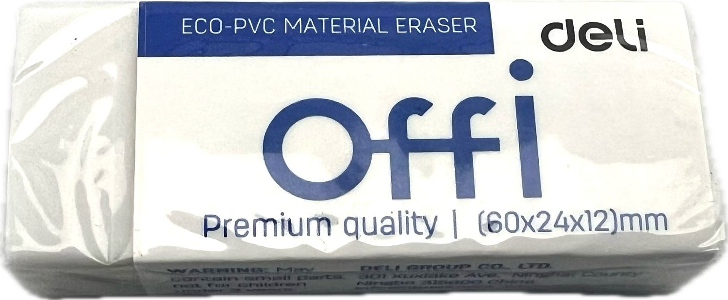 Borrador Deli Offi Blanco Grande