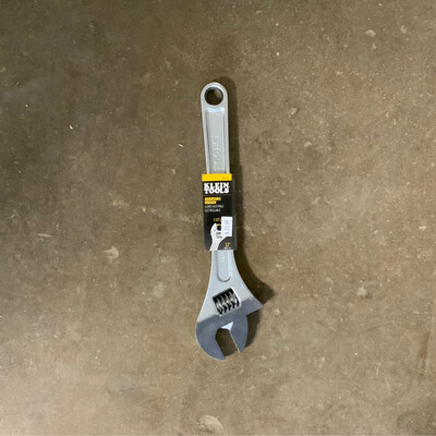 Klein 12&quot; Extra Capacity Adjustable Wrench