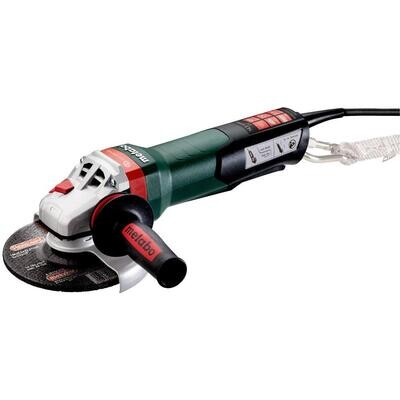 Metabo 6&quot; Angle Grinder - 9,600 RPM - 14.5 AMP w/Brake, Non-Lock Paddle, Auto-balancer, Electronics, Rat Tail, Drop Secure