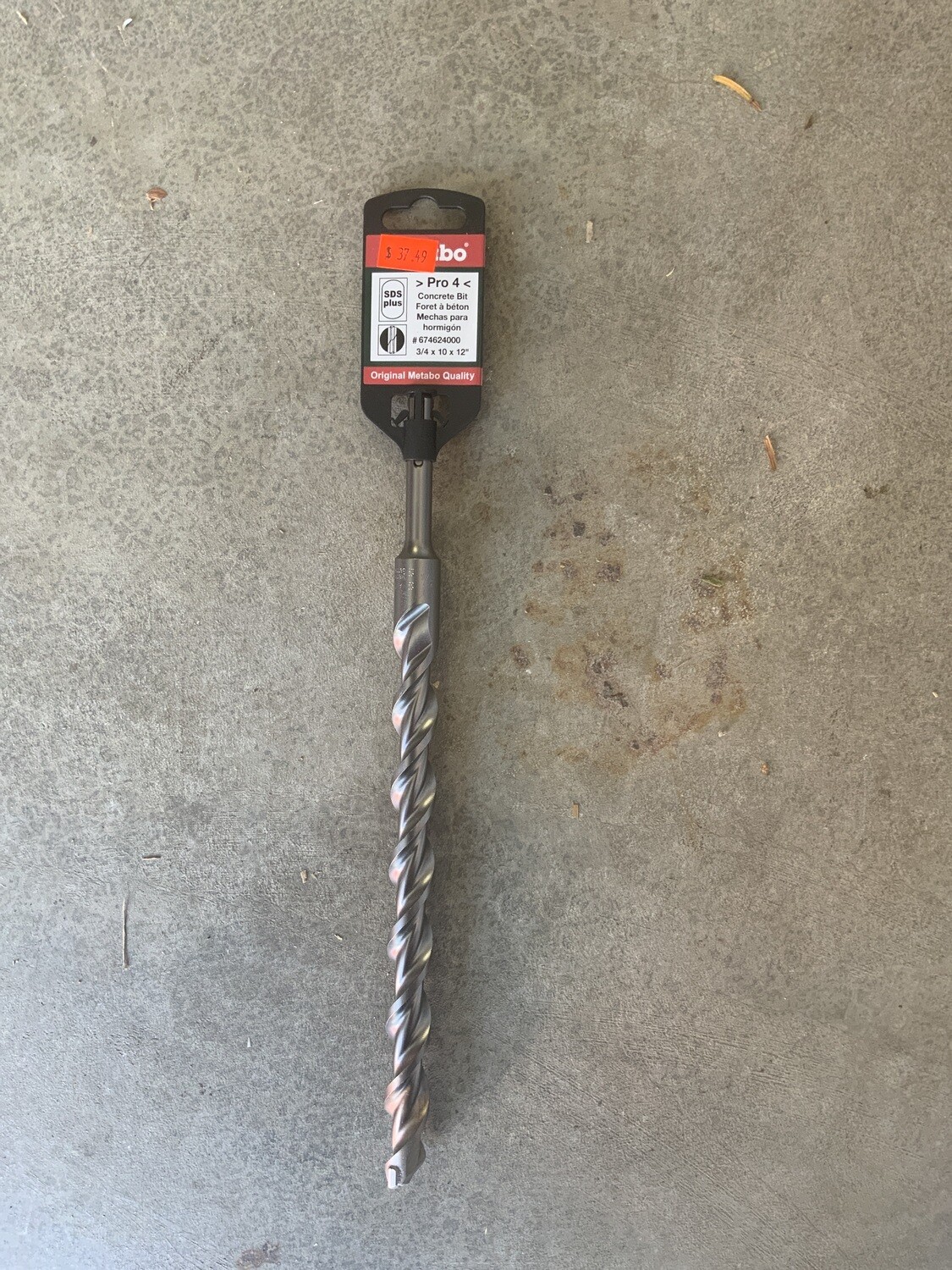 Metabo SDS+ 4CTR 3/4&quot; x 10 x 12 Plus Drill Bit