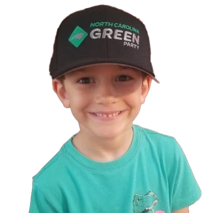 SALE $5 OFF (was $25, now $20) -- Black Baseball Cap with Embroidered State Party Logo