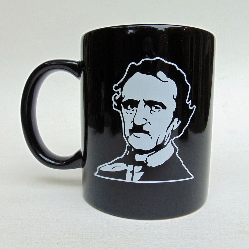 Poe Museum Black Coffee Mug