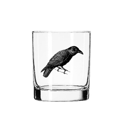 Raven Glass Tumbler