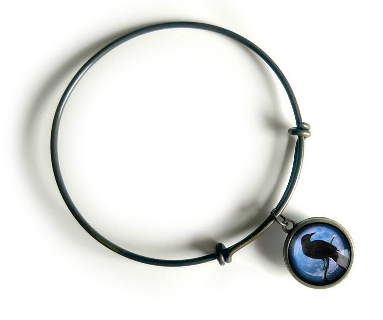 Blue Raven Bracelet
