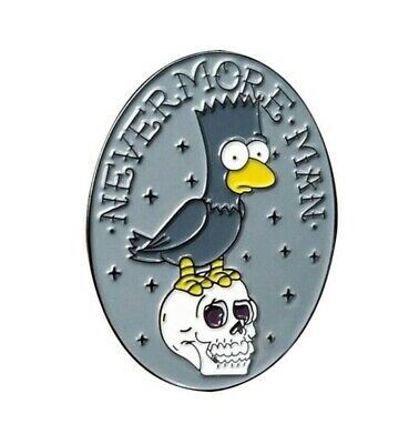 Bart Simpson Nevermore Pin