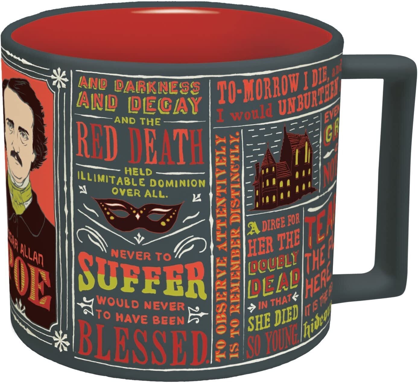 Edgar Allan Poe Literary Quotes Mug