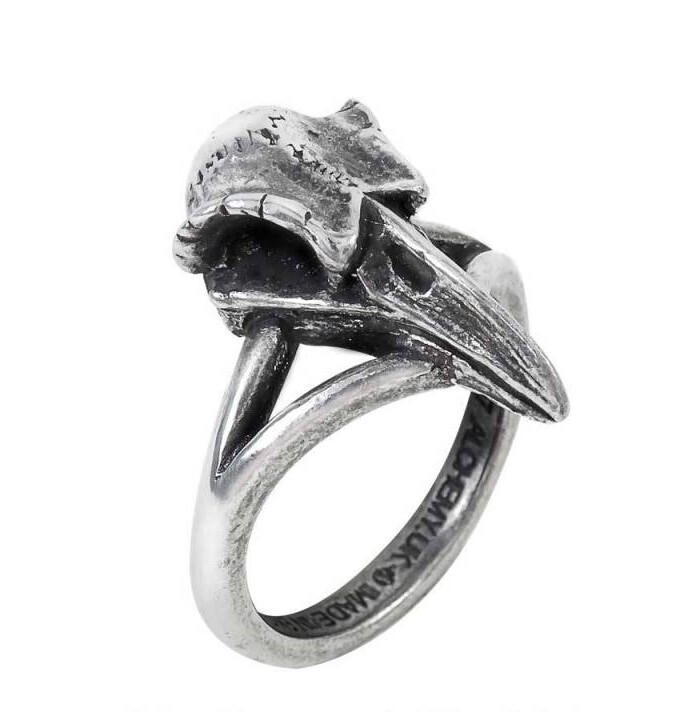 Raven's Skull Klein Ring