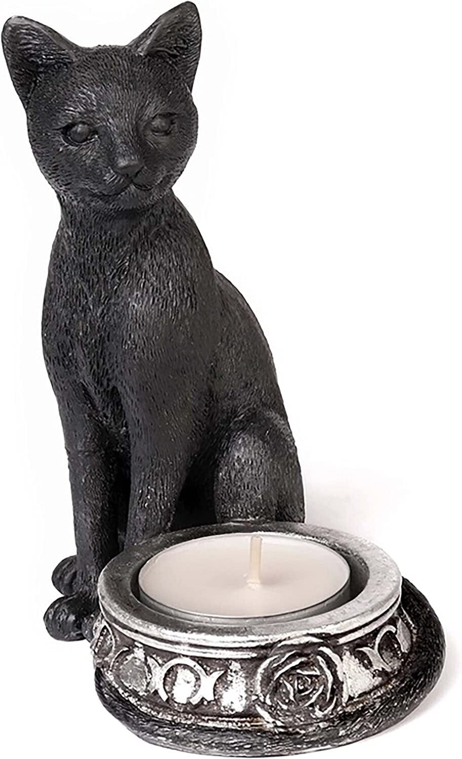 Black Cat Tea Light Holder